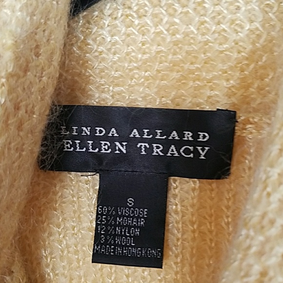 Light Yellow Ellen Tracy sweater - Picture 5 of 8